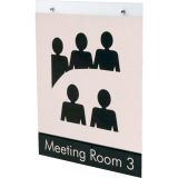 Deflecto&reg; Classic Image&reg; Wall Mount Sign Holder Portrait 8-1/2"x11