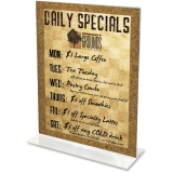 Deflecto&reg; Classic Image&reg; Double-Sided Sign Holder Portrait 5"x7"