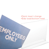 Deflecto&reg; Classic Image&reg; Double-Sided Sign Holder Portrait 5"x7"