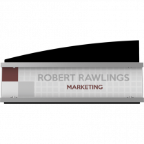 Deflecto&reg; Interior Image&reg; Name Plate Sign Holder 8-1/2"x2"