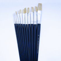Funstuff&reg; Flat Bristle Brushes Size 4 12/box