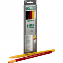 Dixon&reg; Phano&reg; Dry China Markers Assorted Colours 5/box