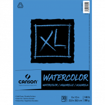 Canson&reg; XL&reg; Watercolour Pad 9"x12" 30 sheets/pad