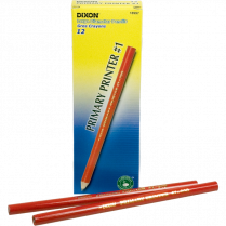 Dixon&reg; Primary Printer Pencils #1 12/box