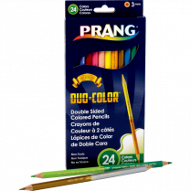 Prang&reg; Duo-Color&trade; Double Sided Colored Pencils 24 Assorted Colours 12/pkg