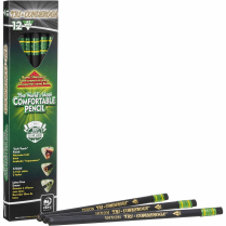 Ticonderoga&reg; Tri-Conderoga&reg; Pencils w/Bonus Sharpener HB 12/box