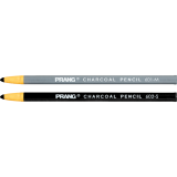 Prang&reg; Charcoal Pencils Medium and Soft 2/pkg
