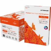 Domtar Lettermark&trade; Premium Paper 96B 24lb 11"x17" 500/pkg