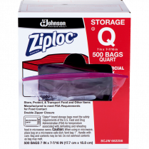 Ziploc&reg; Storage Bags 1 quart 500/box
