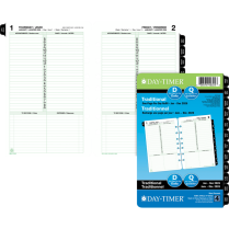 Day-Timer&reg; Refill Daily Desk Size 1 Page Per Day Bilingual