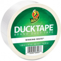 Duck Duct Tape 1.88"x60' Sunburst Winking White