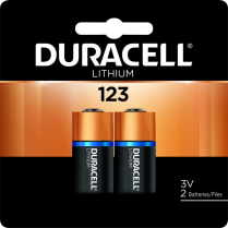 Duracell&reg; CopperTop&reg; Lithium 123 3 Volt Batteries 2/pkg