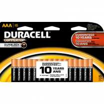 Duracell&reg; CopperTop&reg; "AAA" Batteries 16/pkg