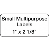 DYMO&reg; LabelWriter&reg; Small Multipurpose Labels 1"x2-1/8" White 500/roll