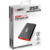 Emtec&trade; X210 Elite Portable 3.2 Solid State Drive 256GB