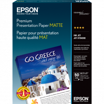 Epson&reg; Premium Presentation Paper 97B Letter 50/pkg