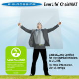 ES Robbins&reg; EverLife&reg; Medium Weight Chair Mat Hard Floor 46" x 60"