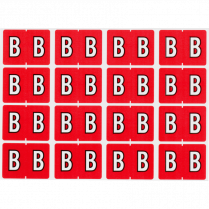 Pendaflex&reg; Labels B Red 240/pkg