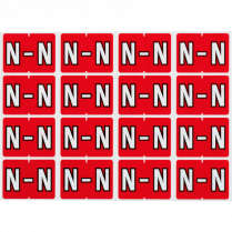 Pendaflex&reg; Labels N Red 240/pkg