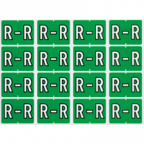 Pendaflex&reg; Labels R Light Green 240/pkg