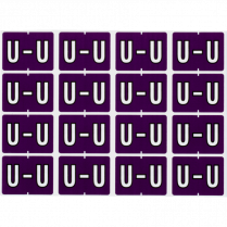 Pendaflex&reg; Labels U Purple 240/pkg