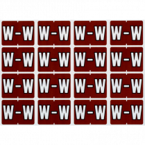 Pendaflex&reg; Labels W Brown 240/pkg