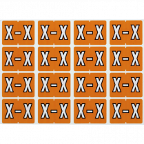 Pendaflex&reg; Labels X Light Brown 240/pkg
