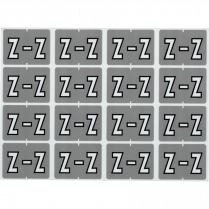 Pendaflex&reg; Labels Z White on Grey240/pkg