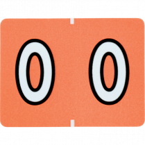 Pendaflex&reg; Numeric Labels #0 Pink 500/box