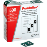 Pendaflex&reg; Numeric Labels #5 Dark Green 500/box