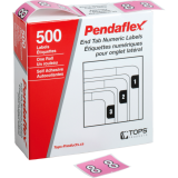 Pendaflex&reg; Numeric Labels #8 Lilac 500/box