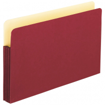Pendaflex&reg; Coloured Pocket 3-1/2" Expansion Legal Red