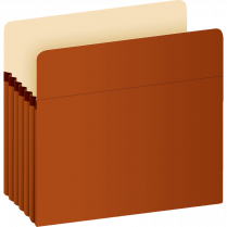 Pendaflex&reg; Vertical File Pocket with Reinforced Gussets 5-1/4" Expansion Letter 5/pkg