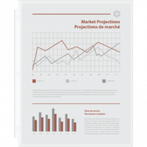 Oxford&reg; Page Protectors Matte 4 mil Letter 10/pkg