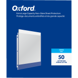 Oxford&reg; Extra Large Capacity Heavyweight Page Protectors 3mil Letter 50/box