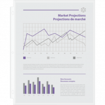 Oxford&reg; Page Protectors Matte 2 mil Letter 100/box