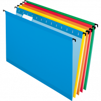 Pendaflex&reg; SureHook&reg; Hanging Folders Legal Assorted Colours 20/box