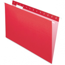 Pendaflex Hanging File Folders Legal Red 25/box