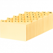 Oxford&reg; Alphabetical Index Card Guides 3"x5"