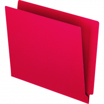 Pendaflex&reg; Coloured End Tab File Folders Letter Red 100/box