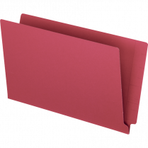 Pendaflex&reg; Coloured End Tab File Folders Legal Red 50/box