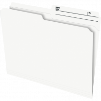 Pendaflex&reg; Double Top-Reinforced Tab Folders Letter Ivory 100/box