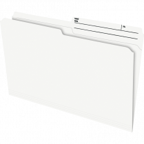 Pendaflex&reg; Double Top-Reinforced Folders Legal Ivory 100/box