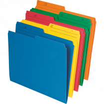 Pendaflex&reg; Coloured File Folders Letter Assorted Colours 25/pkg