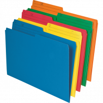 Pendaflex&reg; Coloured File Folders Legal Assorted Colours 25/pkg