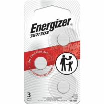 Energizer 357/303 1.5V Silver Oxide Button Cell Batteries 3/pkg