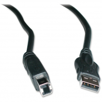 Exponent USB Cable 2.0 USB-A (Male) to USB-B (Male) 15'