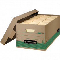 Bankers Box&reg; Stor/File&trade; Recycled Storage Box 12"x24"x10" Letter