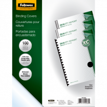Fellowes&reg; Binding Covers 11"x8-1/2" 100/pkg Transparent