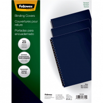 Fellowes&reg; Futura&trade; Presentation Covers 11-1/4&rdquo; x 8-3/4&rdquo; 25/pkg Navy